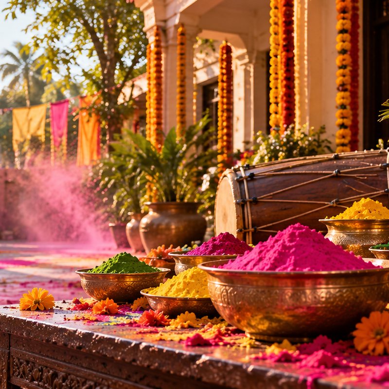 Holi decor