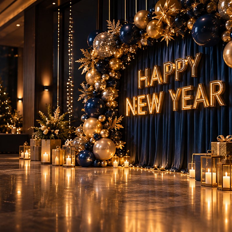 New Year decor